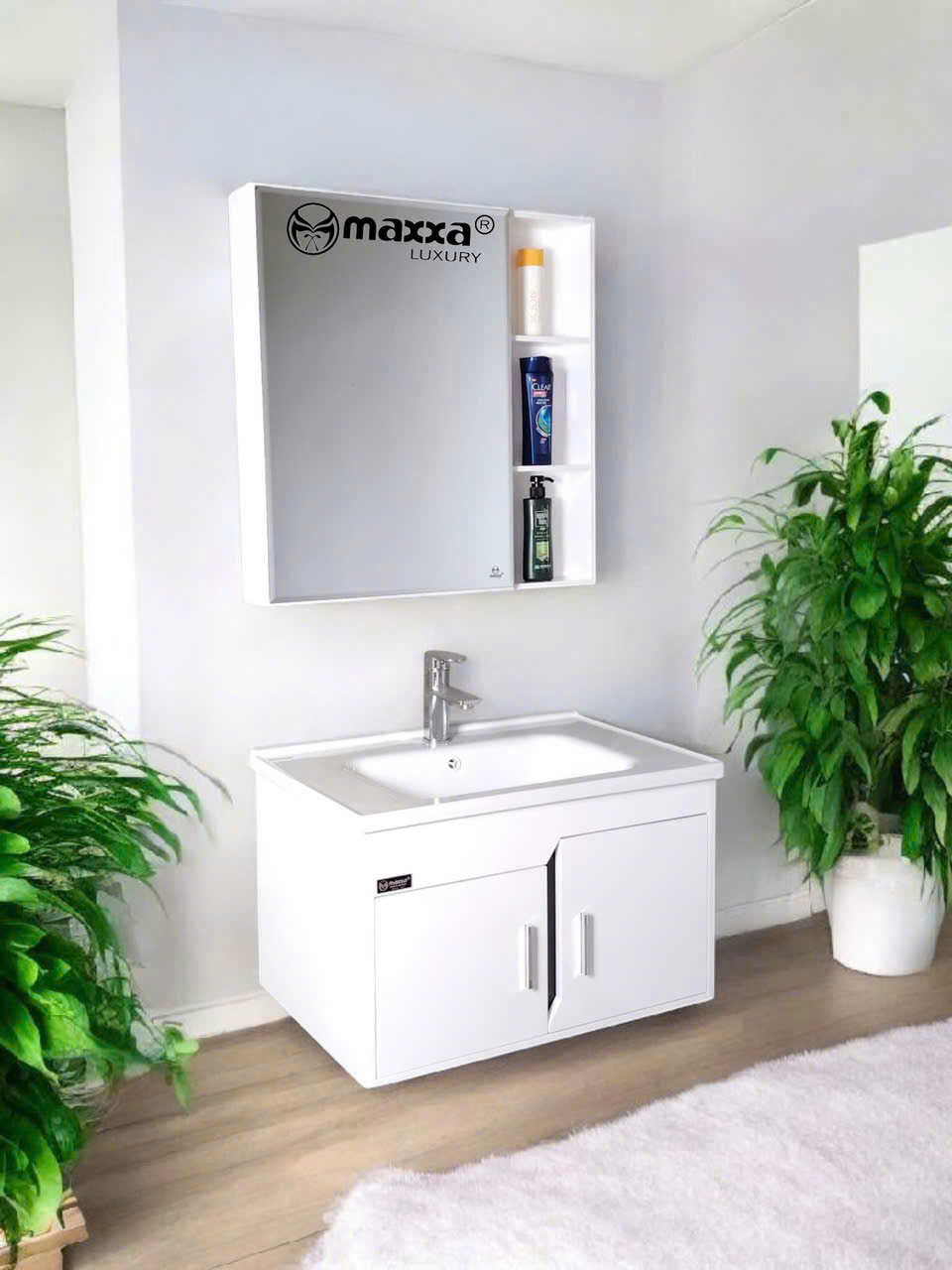 Bộ Chậu tủ Lavabo Maxxa Luxury - 803 thường không bao gồm vòi, Xp